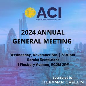 2024 ACI UK Annual General Meeting @ Baraka, Finsbury Avenue Square